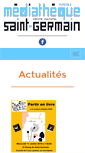 Mobile Screenshot of mediatheque-saintgermain.fr